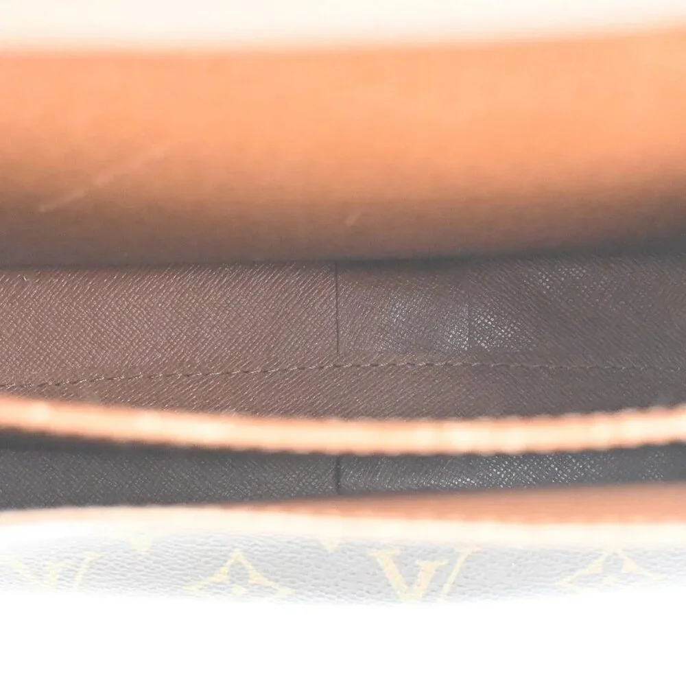 LOUIS VUITTON Cartouchiere MM Shoulder Bag Monogram Leather Brown M51253 62KC516 - Picture 7 of 16